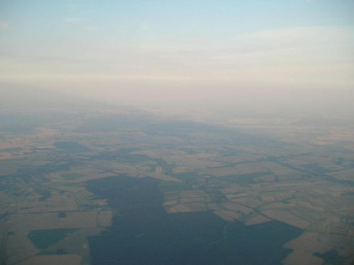 Po drodze do Polski...- Widok z samolotu #Niebo #chmurki #panorama
