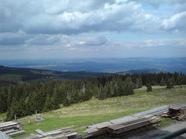 Miała to być ładna panorama z trasy na Śnieżkę.