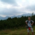 z widokiem na dalszą część trasy #Tatry #góry