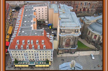 widok z góry #miasto #Drezno #zabytki #ZGóryWidziane