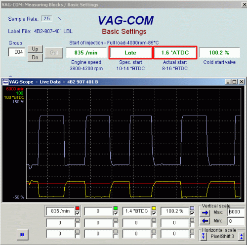 VAG-COM ekran logowania 004 BS