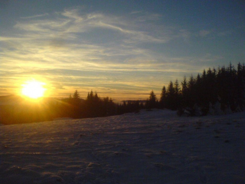 piękne góry z okolic milówki Milówka Zima 2007/2008
