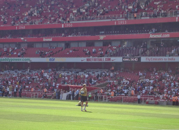 Poczatek meczu:) #Arsenal #ManchesterCity #mecz #stadion #PiłkaNożna