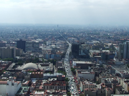 Miasto Meksyk - widoki podniebne... #MiastoMeksyk #MexicoCity