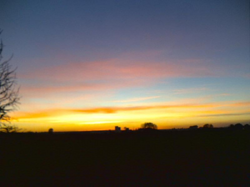 zachód słońca 14.10.2007 #ZachódSłońca