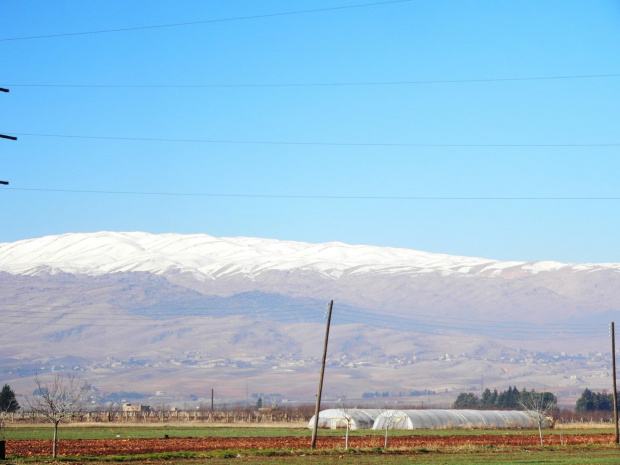 Mts Lebanon - droga z Bejrutu do Baalbek