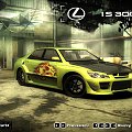 Lexus IS300 po tuningu w NFS MW