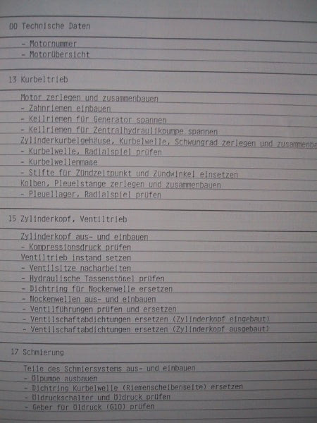 Repleitf AUDI 100 Motor.3B.Mech.89...1-4