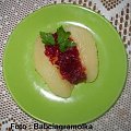 gruszka z żurawiną Przepisy: www.foody.pl , WWW.kuron.pl i http://kulinaria.uwrocie.info/ #DodatkiDoDrugichDań #gruszka #żurawiny #jedzenie #kulinaria