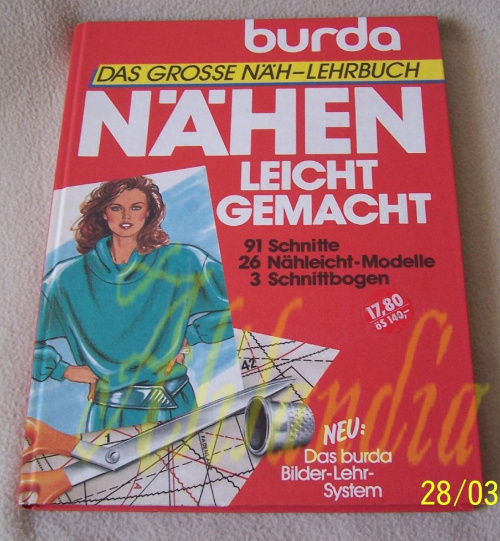 Burda Nahen Leicht Gemacht - Podręcznik do nauki szycia (krok po kroku) wraz z wykrojami i wzorami