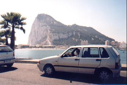 Fiat Uno na Gibraltarze! #Hiszpania #madryt #barcelona #toledo #cordoba #granada #gibraltar #CostaBrava #andaluzja