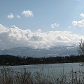 Karkonosze nad wodą #przyroda #natura #krajobraz #NadWodą #jezioro #woda #widok #góry #karkonosze #JeleniaGóra #wojanów #niebo #chmury #DolnyŚląsk