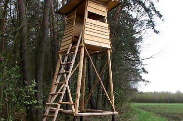 Las Nadleśnictwa Brzeziny - Kaletnik gm. Koluszki #Las #Nadleśnictwo #Brzeziny #Kaletnik #Koluszki #ambona #myśliwska #myślistwo