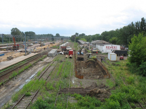 Koluszki, budowa tunelu pod torami PKP #Koluszki #tunel #PKP #budowa