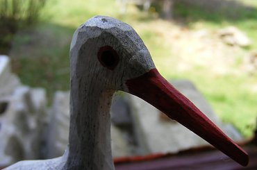 Czy warto było przylecieć? #smutny #zapomniany #ponury #myśli #zamyślony #biedny #bocian #makro