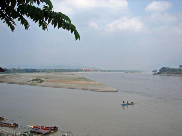 W tym miejscu schodzą się granice Tajlandii, Myanmaru i Laosu, Golden Triangle