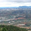 Widok na Dalat z góry Lang Bian, okolice Da Lat