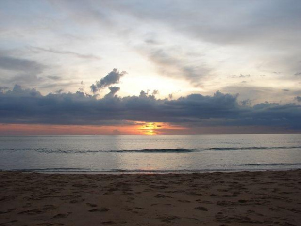 Zachód słońca - plaża Karon, wyspa Phuket