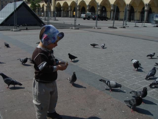 Pawełek i Jasio w Krakowie i Tatrach-maj 2008 z Agatką i Adasiem