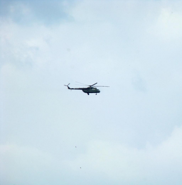 Mi-8, policja, nad Wartą