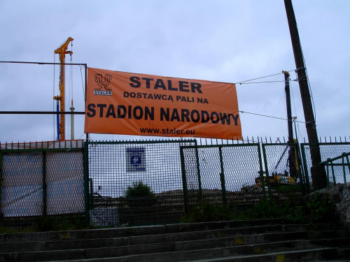 24 maja 2008. Oto dostawca słynnych pali, które symbolicznie zostaly wbite 15 maja. #StadionDziesięciolecia #StadionNarodowy #uefa #Euro2012 #Warszawa