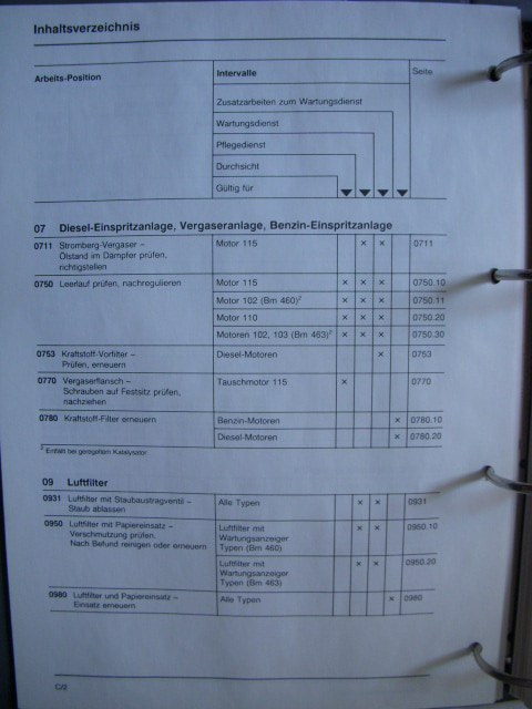 Wartungshandbuch Mercedes G band1...8