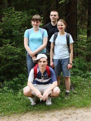 Kasia, Edyta, Tomek i Mateusz