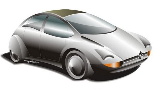 Citroen 2CV Concept by Paolo Martin