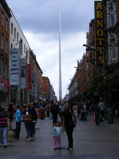 Dublin a za nami słynna iglica..