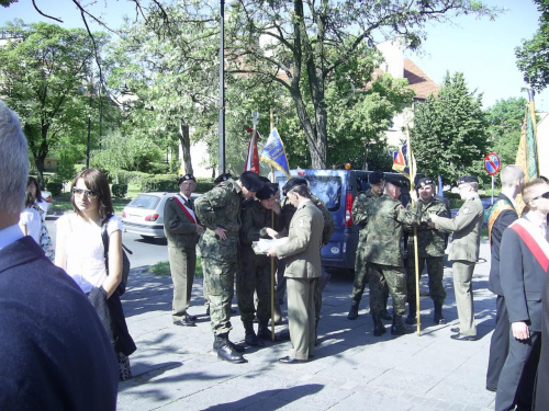 Przedstawiciele zzaprosznych jednostek wojskowych z Żagania. #WMieście #WSzkole #WPlenerze