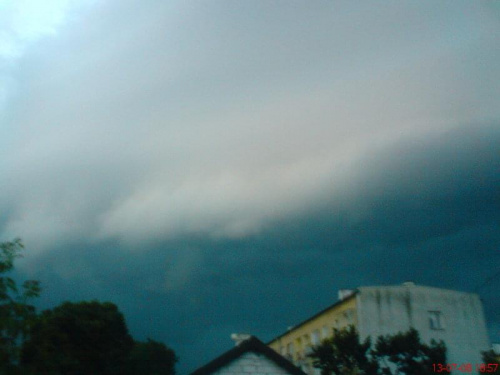 burza w Tomaszowie Maz.-13 lipca 2008 #burza #TomaszówMazowiecki #pogoda #chmura #Unwetter