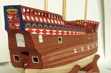 #okręt #jego #królewskiej #mości #wodnik #model #kartonowy #wodnika