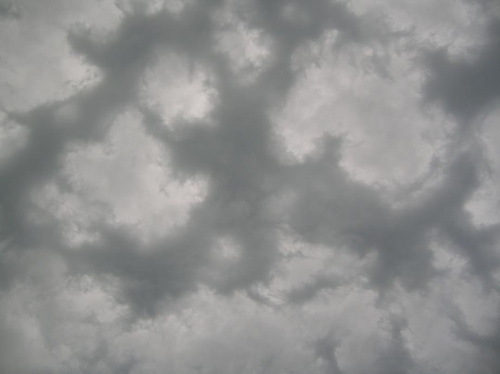 pozostałość po mammatusach, lipiec 2008 #natura #chmury #zjawiska #niebo