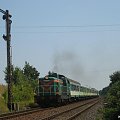 01.08.2008 SM42-860 wjeżdża do Kostrzyna z pociągiem specjalnym z Poznania Gł, ( fota będzie lepsza po pożądnej obróbce ).