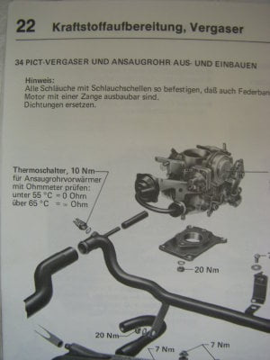 Repleitf T3 Motor 1,9 Vergaser 82 ... 7