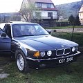 BMW BMW 735iA 1988r.Silnik M30B35 211KM. Kolor:Delfin Metallic