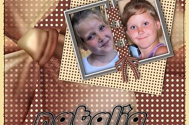 Natalia, córka naszej Fotosikowej kolezanki #digiscrap #OzdabianieZdjęć #MojePrace #Natalia