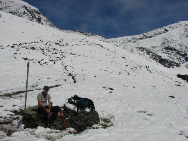 W drodze pod Bishorn #wakacje #góry #Alpy #lodowiec #treking #Szwajcaria