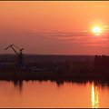 Zachód Słońca nad Radziwiem.
Widok z mostu. #ZachódSłońca #Płock