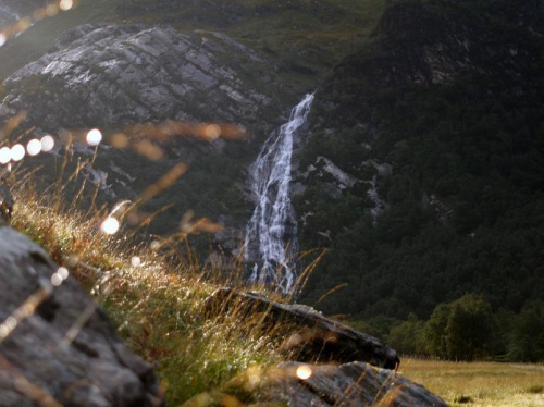 wodospad An Steall w dolinie Glen Nevis, Szkocja