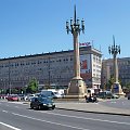 Plac Konstytucji, centrum MDM-Marszałkowskiej Dzielnicy Mieszkaniowej. #wakacje #urlop #podróże #zwiedzanie #Polska #Warszawa