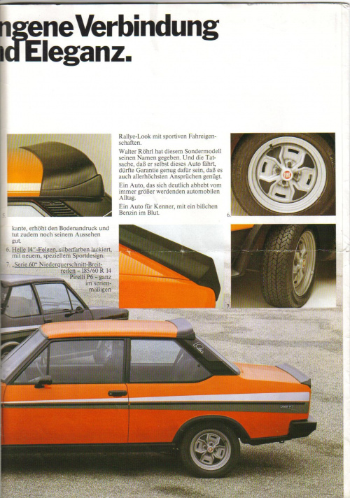 Fiat 131 sport - prospekt