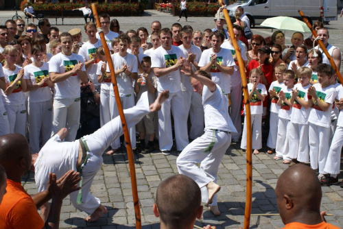 Capoeira - pokaz Wrocław Rynek #capoeira #pokaz #rynek #sport #wrocław