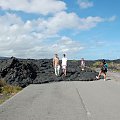 chwilowo nieczynna droga, Kilauea, Big Island - Hawaje #usa #wycieczka