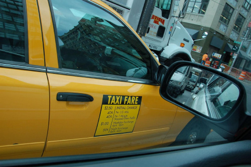 taksiarskie taksy - Nowy Jork #usa #wycieczka