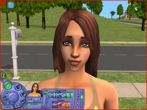 Tutaj po metamorfozie makijażu... :D #Sims2 #Zwierzaki