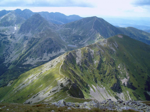 Liptowska Grań w kierunku Wołowca #Tatry