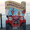 Brighton o zachodzie słońca...