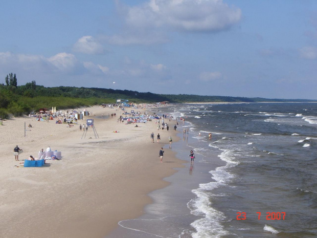 #MorzeSłońceZachódPlażaFale