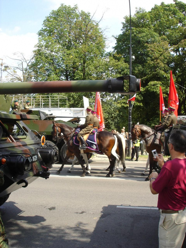 Defilada w Warszawie.